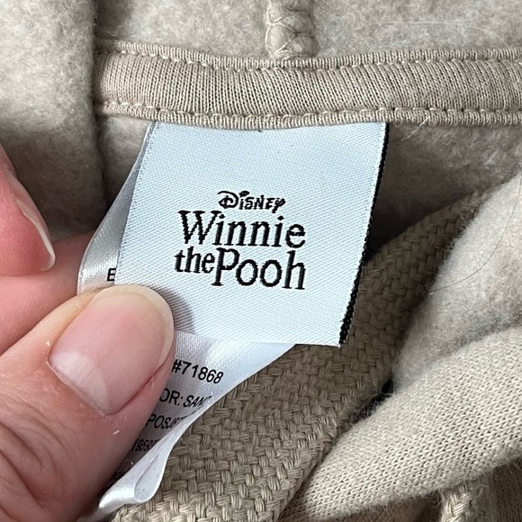 Winnie the Pooh Hoodie, Beige. Disney Women’s Size Large - Picture 4 of 7